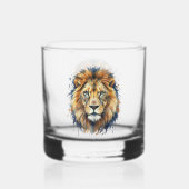 Löwe Whiskyglas (Rückseite)