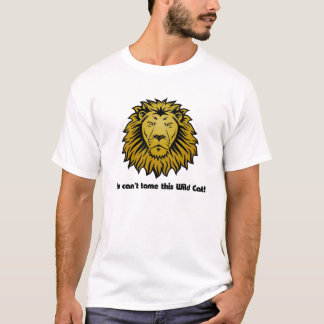Löwe-wilde Katze T-Shirt