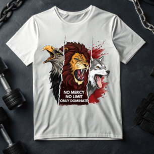 Löwe Wolf Adler T-Shirt – Savage Beast Mode Gym