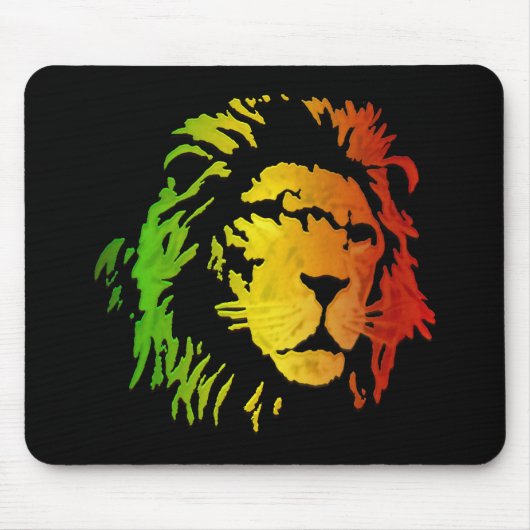 Löwe Zion Judah des Reggae-Löwes Mousepad (Vorne)