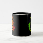 Löwe Zion Judah des Reggae-Löwes Zweifarbige Tasse (Mittel)