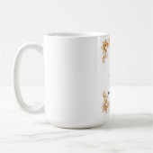 Löwe Zodiac Königlichkeit | Umarme das Feuer Eleme Kaffeetasse (Links)