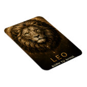 Löwe Zodiac Löwe Himmelskörper Astrologie Symbol Magnet (Rechte Seite)