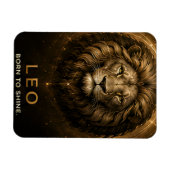 Löwe Zodiac Löwe Himmelskörper Astrologie Symbol Magnet (Horizontal)