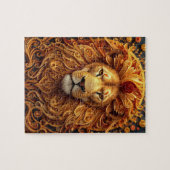 Löwe Zodiac Papierquilling Puzzle (Horizontal)