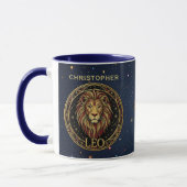 Löwe Zodiac Symbol Tasse (Links)