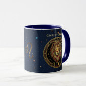 Löwe Zodiac Symbol Tasse (VorderseiteRechts)