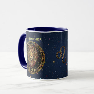 Löwe Zodiac Symbol Tasse