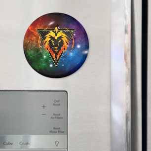Löwe Zodiaque Geschenk Astrologie Magnet