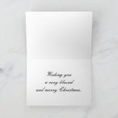 Löwe zu Weihnachten (Innenseite)