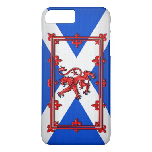 Löwe zügellos auf schottischer Flagge Case-Mate iPhone Hülle (Rückseite)