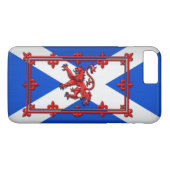 Löwe zügellos auf schottischer Flagge Case-Mate iPhone Hülle (Rückseite (Horizontal))