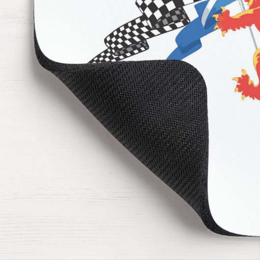 Löwe zügellos, Saltires, Karos Mousepad (Ecke)