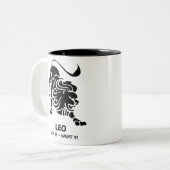 Löwe Zweifarbige Tasse (Vorderseite Links)