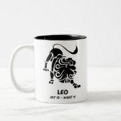 Löwe Zweifarbige Tasse (Links)