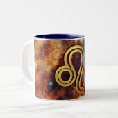 Löwe Zweifarbige Tasse (Vorderseite Links)