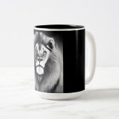 Löwe Zweifarbige Tasse (VorderseiteRechts)