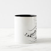 Löwe Zweifarbige Tasse (Mittel)