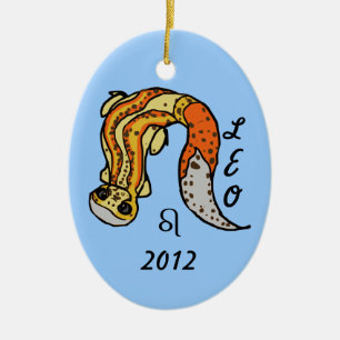 "Löwegecko-" Tierkreis-Leopardgecko-Verzierung Keramikornament