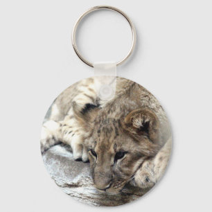 Löwejungs-Gesichts-Schlüsselanhänger Schlüsselanhänger