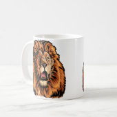 Löwekopf Kaffeetasse (Vorderseite Links)