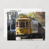 LOWELL 4131 TROLLEY POSTCARD POSTKARTE (Vorne/Hinten)