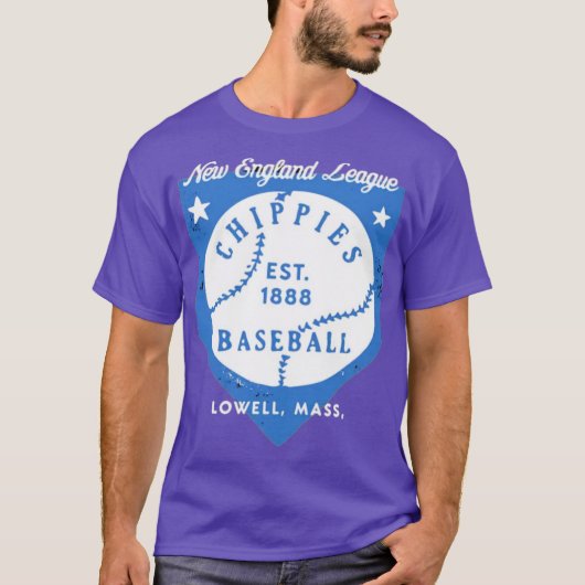 Lowell Chippies - Massachusetts - Vintag ausgestor T-Shirt (Vorderseite)