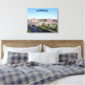 LOWELL CITY VIEW WRAPPING LEINWANDDRUCK (Insitu (Schlafzimmer))