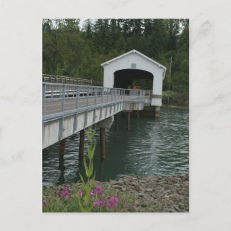 Lowell Covered Bridge Postkarte