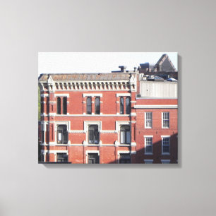 LOWELL-DACH-SPITZEN-REIHE EINGEWICKELT LEINWANDDRUCK