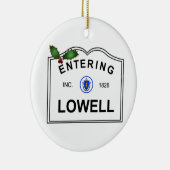 Lowell MA Keramikornament (Rechts)