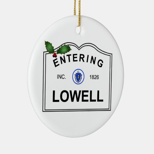 Lowell MA Keramikornament (Rechts)