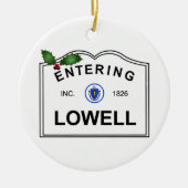 Lowell MA Keramikornament (Vorne)