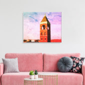 Lowell MA Roof Top Serie Wrapper Canvas Leinwanddruck (Insitu (Wohnzimmer))