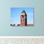 Lowell MA Roof Top Series Wrapped Canvas Leinwanddruck (Insitu (Holzboden))