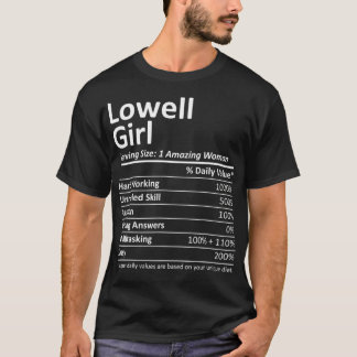 LOWELL-MÄDCHEN MA MASSACHUSETTS Lustige Stadt Heim T-Shirt