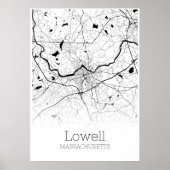 Lowell Map - Massachusetts - City Map Poster (Vorne)