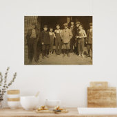 Lowell, Mass. Kinderarbeiter, 1911 Poster (Küche)