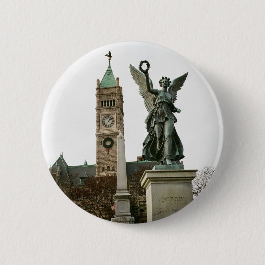 LOWELL MASSACHUSETTS CITY HALL BUTTON (Vorderseite)