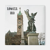 LOWELL MASSACHUSETTS CITY HALL MAGNET (Vorne)