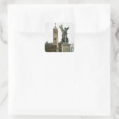 LOWELL MASSACHUSETTS CITY HALL STICKER (Tasche)