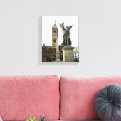 LOWELL MASSACHUSETTS CITY HALL WRAPPED CANVAS LEINWANDDRUCK (Insitu (Wohnzimmer))