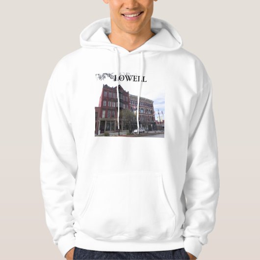 LOWELL MASSACHUSETTS HOODIE (Vorderseite)