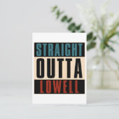 Lowell Massachusetts MA Postkarte (Stehend Vorderseite)