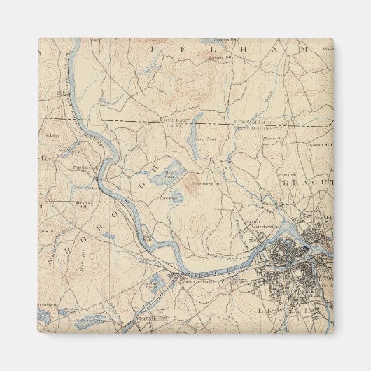 Lowell, Massachusetts Magnet (Vorne)