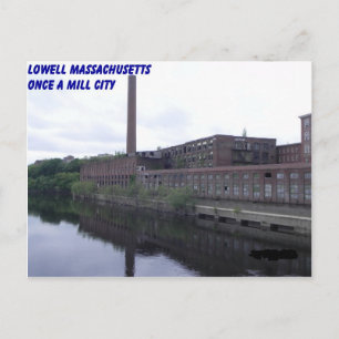 Lowell Massachusetts Mills Postkarte