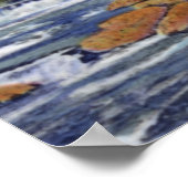 Lowell Massachusetts Pawtucketville Dam and Falls Poster (Ecke)