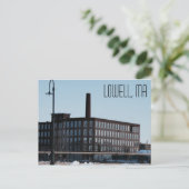 Lowell Massachusetts Postcard Postkarte (Stehend Vorderseite)