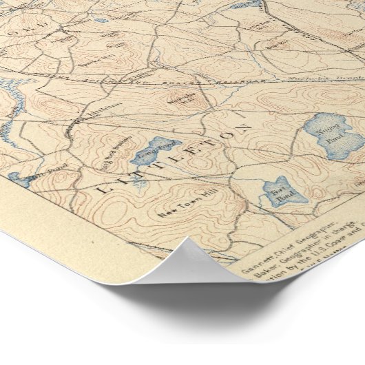 Lowell, Massachusetts Poster (Ecke)