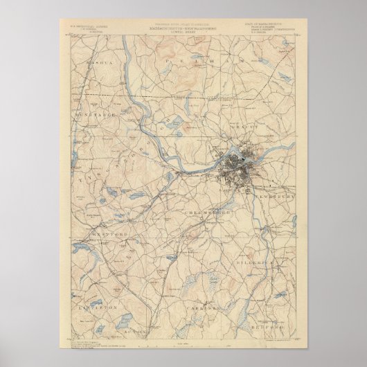 Lowell, Massachusetts Poster (Vorne)